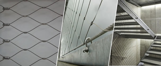 Ferruled Stainless Steel Wire Rope Mesh